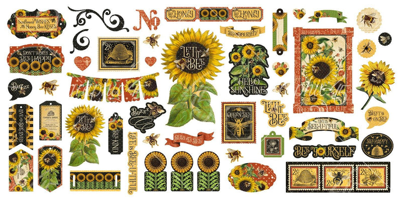 Graphic 45 Let It Bee Keepsake Edition Kit of 142 Pieces