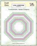 Lisa Horton Crafts Fundamentals Octagon Nested Dies Pack of 6