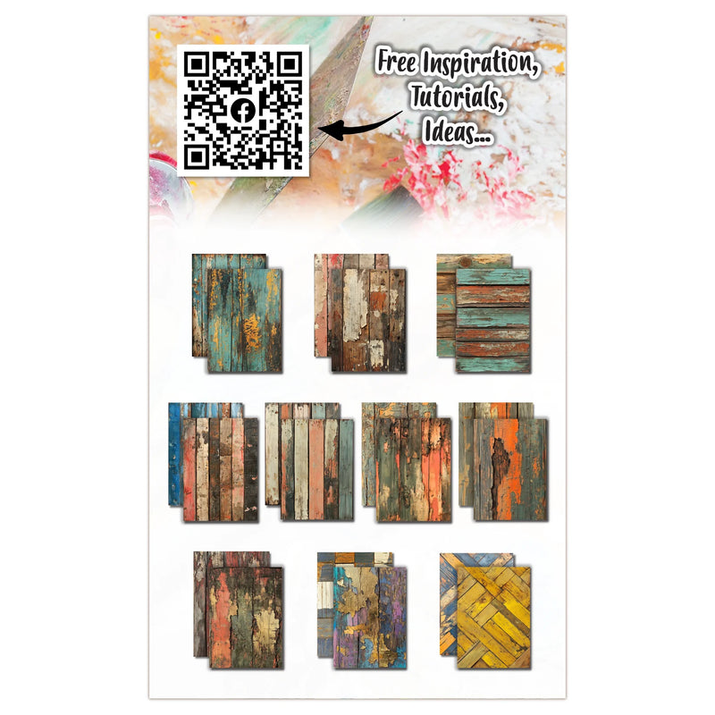 AALL And Create A6 Double-Sided 350gsm Cardstock Aged Elegance Pack of 10
