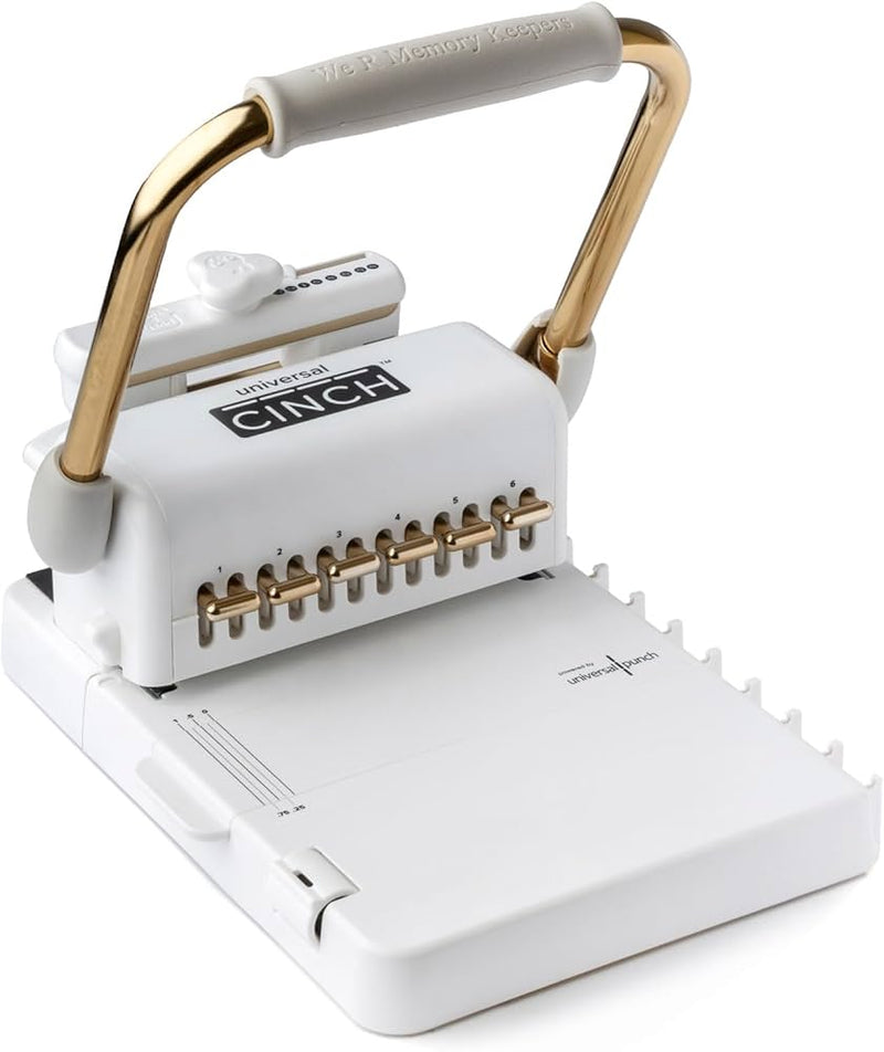 We R Memory Keepers Universal Cinch Gold & White