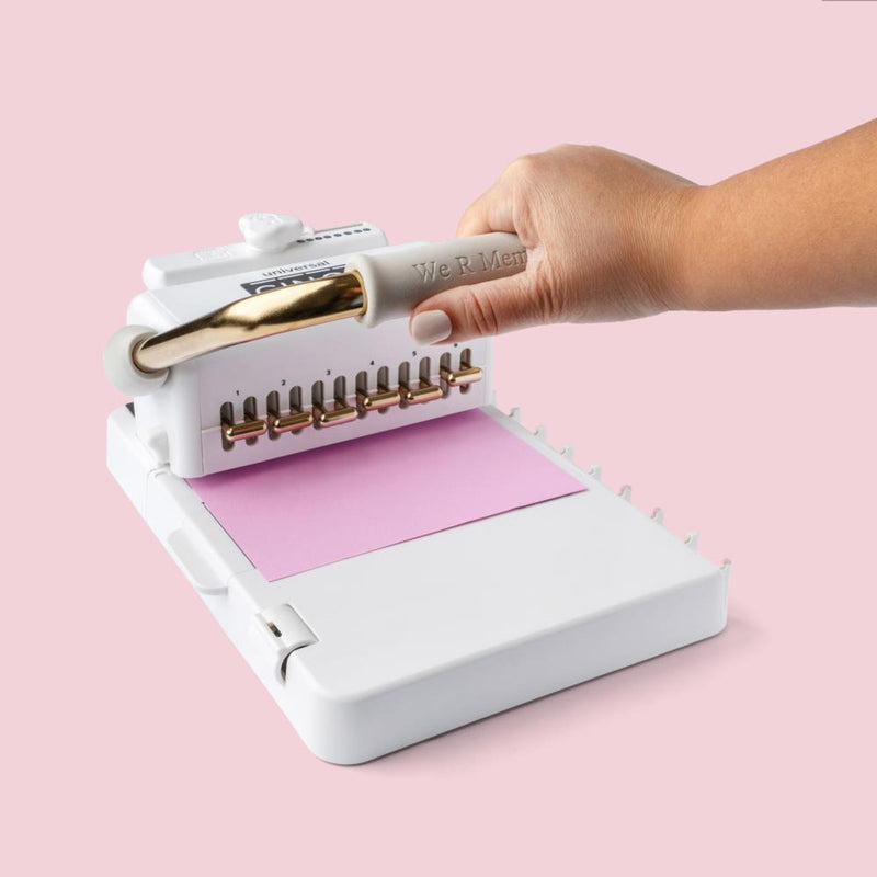 We R Memory Keepers Universal Cinch Gold & White