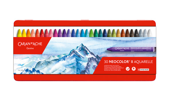 Caran D'ache Neocolor II Aquarelle Crayon Set of 30
