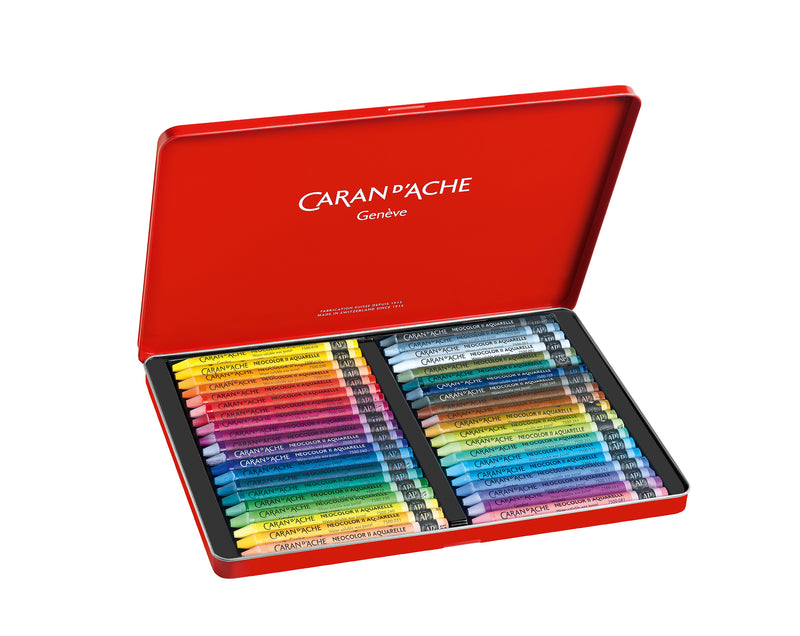 Caran D'ache Neocolor II Aquarelle Crayon Set of 40