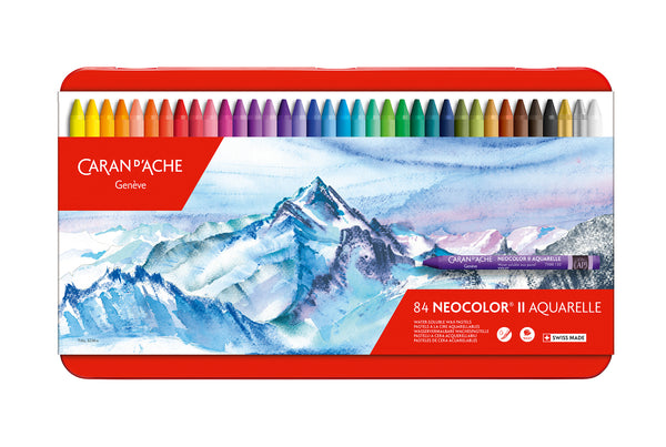 Caran D'ache Neocolor II Aquarelle Crayon Set of 84