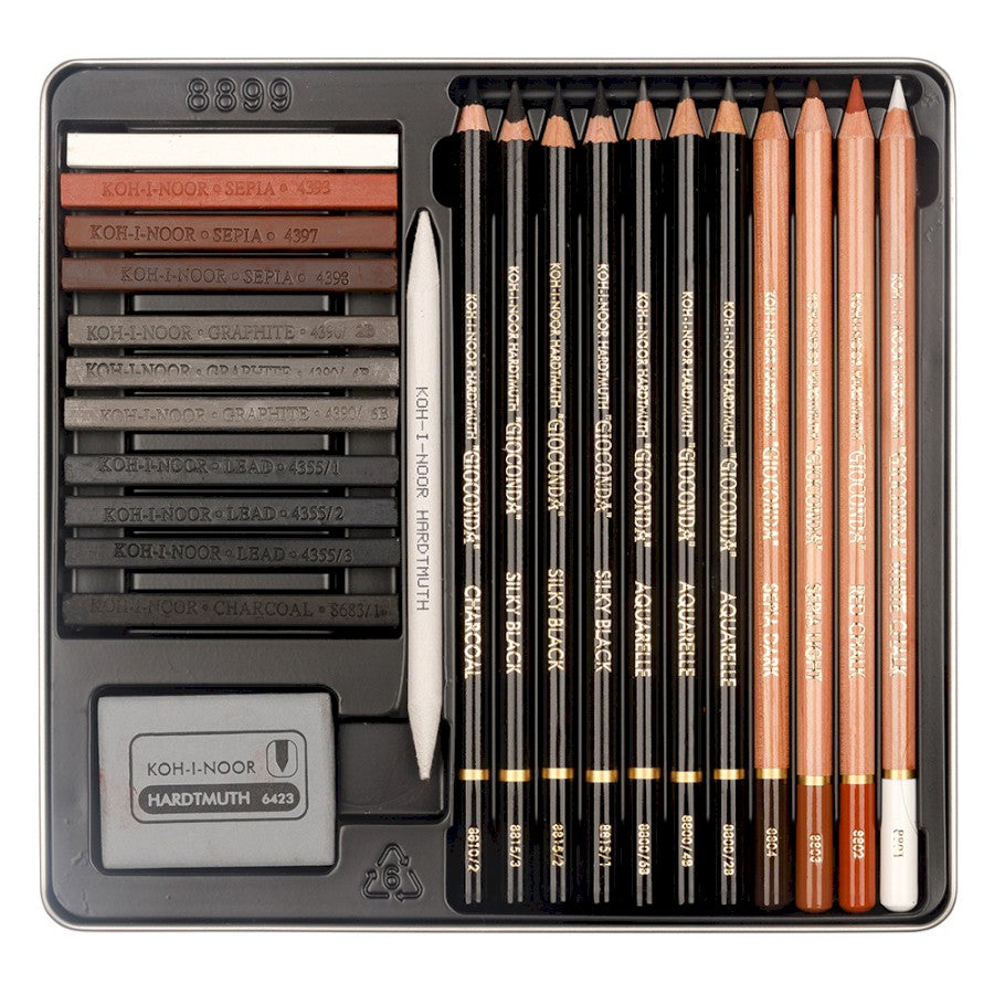 Koh-I-Noor Progresso 8755 - Set di 6 matite colorate senza legno Koh-I-Noor Progresso 8755 - Set di 6 matite colorate senza legno