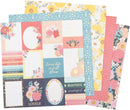 DCWV 12" x 12" Flower Nook 36 Sheets Cardstock Stack
