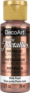 Decoart Dazzling Metallics Paint 2oz 59ml#Colour_MINK PEARL
