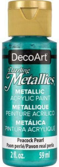 Decoart Dazzling Metallics Paint 2oz 59ml#Colour_PEACOCK PEARL