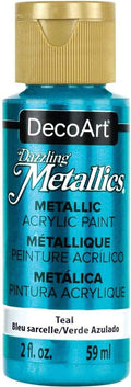 Decoart Dazzling Metallics Paint 2oz 59ml#Colour_TEAL