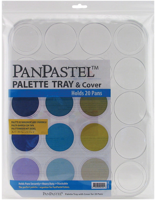 Pan Palette Tray With Lid - 20 Colours