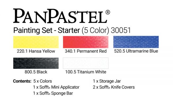 Pan Pastel Soft Pastels Sets of 5 Colours - Painting