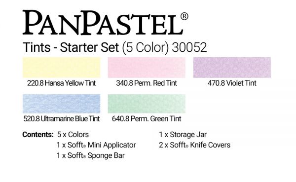 Pan Pastel Soft Pastels Sets of 5 Colours - Tints