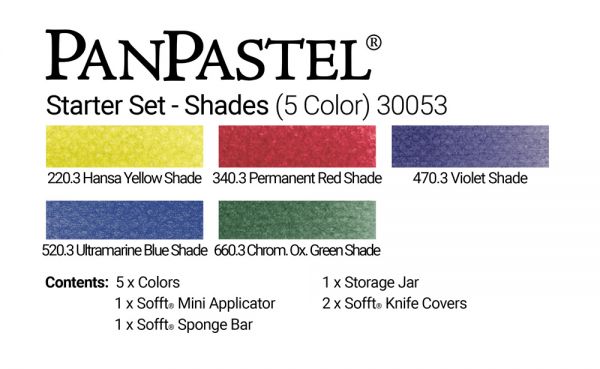 Pan Pastel Soft Pastels Sets of 5 Colours - Shades