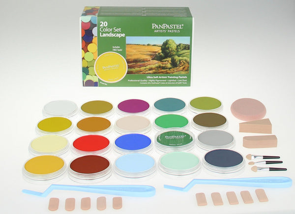 Pan Pastel Soft Pastels Set of 20 Landscape Colours