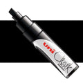 Uni 8.0mm Chisel Tip Chalk Markers#Colour_BLACK