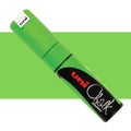 Uni 8.0mm Chisel Tip Chalk Markers#Colour_FLUORO GREEN