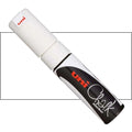 Uni 8.0mm Chisel Tip Chalk Markers#Colour_WHITE