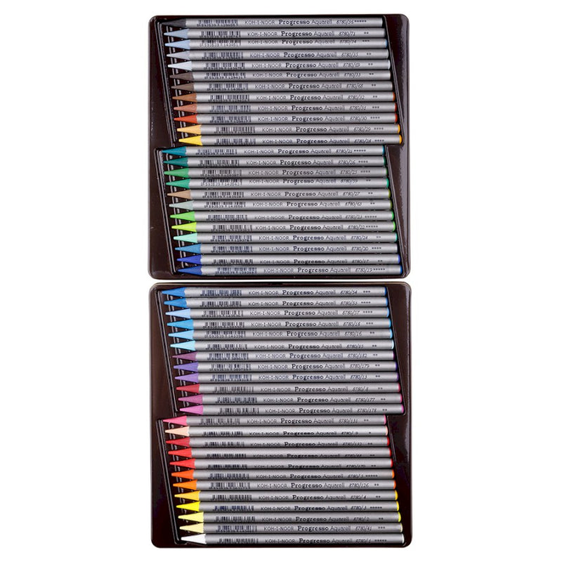 Koh-I-Noor Progresso Aquarelle Coloured Pencil Set of 48