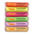 Jovi Plastilina Modelling Clay Sticks Pack of 6 Neon Colours
