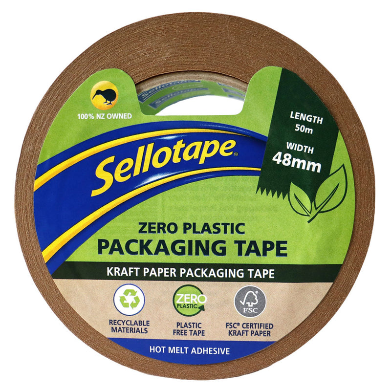 Sellotape Zero Plastic Kraft Paper Packaging Tapes