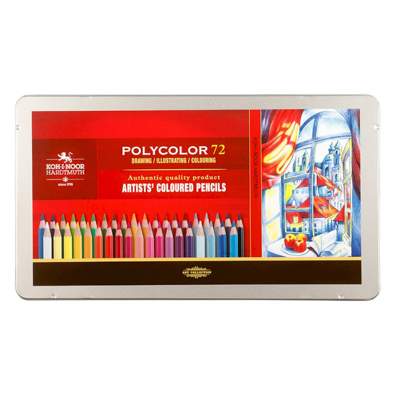 Koh-I-Noor Polycolor Colour Pencil Set of 72