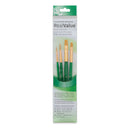 Princeton Real Value Synthetic Golden Taklon Brushes 9116 Set Of 4