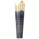 Princeton Real Value Synthetic Golden Taklon 9132 Brushes Set Of 6