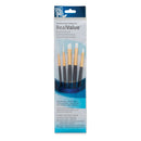 Princeton Real Value Synthetic White Taklon 9136 Brushes Set Of 5