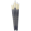 Princeton Real Value Synthetic White Taklon 9136 Brushes Set Of 5