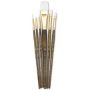 Princeton Real Value Synthetic White Taklon 9140 Brushes Set Of 6