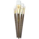 Princeton Real Value Synthetic White Taklon 9144 Brushes Set Of 5