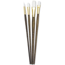 Princeton Real Value Synthetic White Taklon 9147 Brushes Set Of 4
