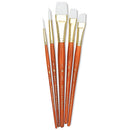 Princeton Real Value Synthetic White Taklon 9151 Brushes Set Of 5