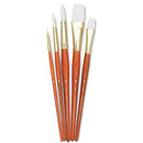 Princeton Real Value Synthetic White Taklon 9152 Brushes Set Of 5