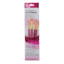 Princeton Real Value Synthetic Golden Taklon Brushes 9181 Set Of 4