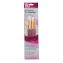 Princeton Real Value Synthetic White Taklon 9182 Brushes Set Of 4