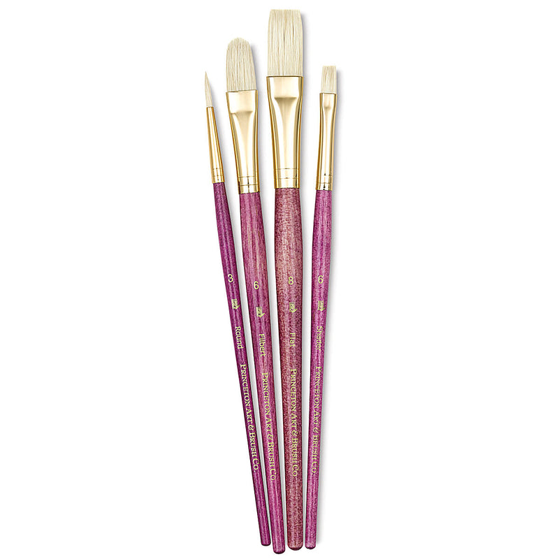 Princeton Real Value Natural Bristle 9183 Brushes Set Of 4