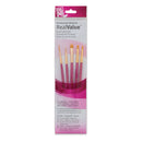 Princeton Real Value Synthetic Golden Taklon Brushes 9184 Set Of 5