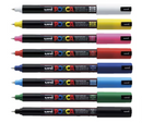 Uni Posca Markers 0.7mm Assorted Colours PC-1MR Set of 8