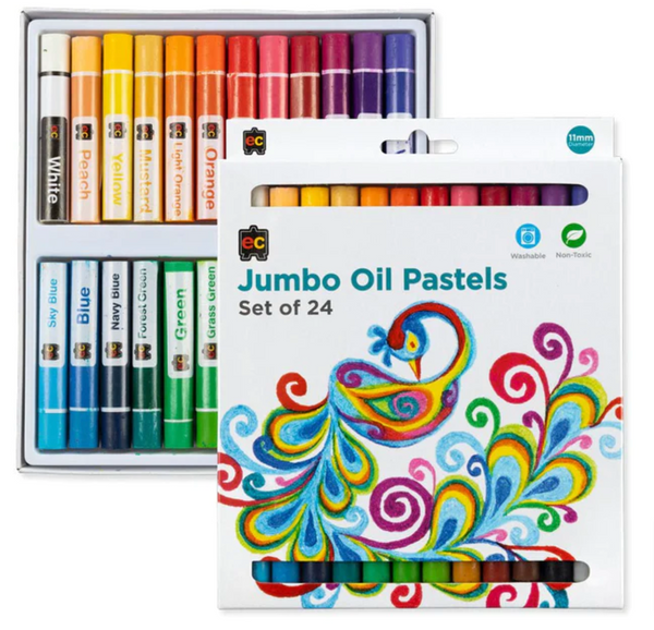 EC Jumbo Oil Pastels Set Of 24