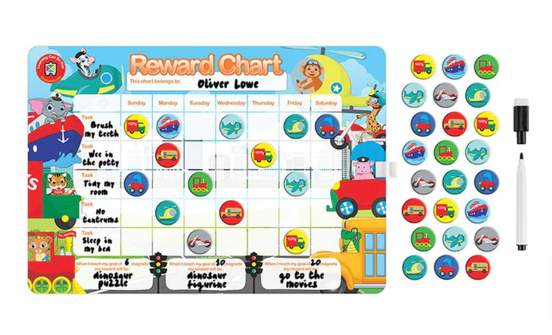 Learning Can Be Fun Transport Magnetic Reward Chart