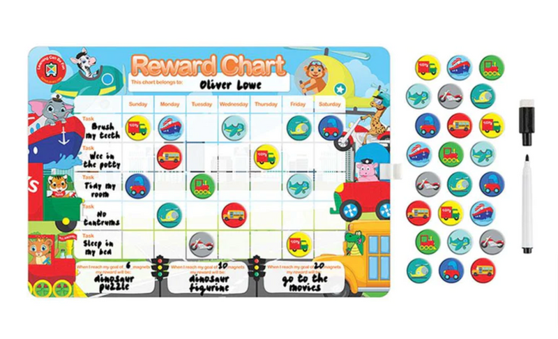 Learning Can Be Fun Reward Chart Magnetic Transport