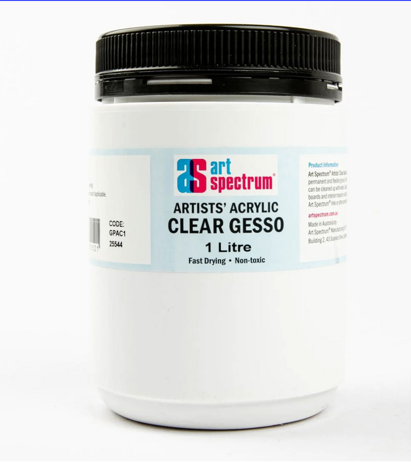 Art Spectrum Artists' Gesso 1 Litre Clear (matt)