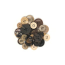 Arbee Assorted Natural Buttons Bag 250g