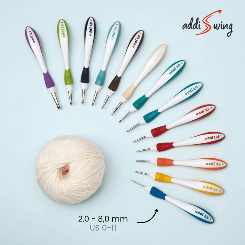 Addi Swing Crochet Hooks 16cm