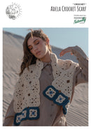 Adela Crochet Pattern - Womens Scarf OS 12ply Yarn