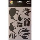 5 Star NZ Icons Extra Stencil A5