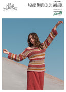 Agnes Crochet Pattern - Womens Sweater XS-4XL 4ply Yarn