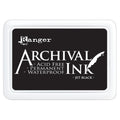 Ranger Archival 5x8cm Ink Pads#Colour_JET BLACK