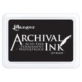 Ranger Archival 5x8cm Ink Pads#Colour_JET BLACK